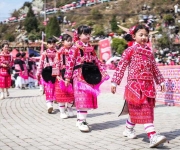 贵州六枝：欢庆苗族跳花节