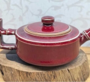 钧瓷大师李建峰纯手制新品《竹风润安壶》