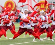 宁夏：社火欢腾闹新春