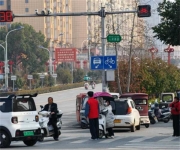 文明交通我先行 规则守护伴同行——南召县自然资源局开展文明交通志愿服务助力创城