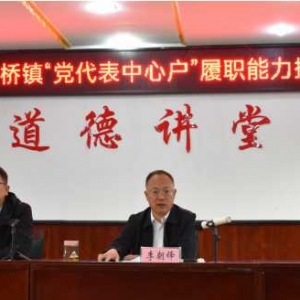 郏县长桥镇召开“党代表中心户”履职能力提升培训会