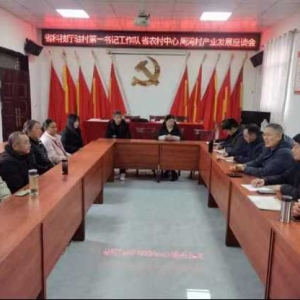 河南省农村科技开发中心党支部与周湾村党支部开展党建促村集体产业发展座谈会暨结对帮扶活动
