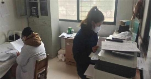 唐河县龙潭镇卫生院对辖区卫生室进行第四季度公卫督导