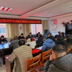 西峡县军马河镇：召开人民调解员培训会