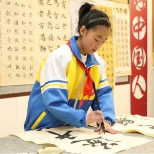 我的校名我来写 翰墨飘香润校园——遂平县第二小学举行学生题写校名活动