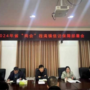 桐柏县程湾镇：组织召开2024年省“两会”程湾镇信访保障部署会