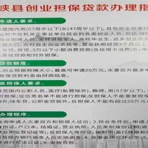 西峡县五里桥镇多措并举做好创业担保贷款工作