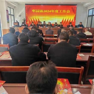镇平县枣园镇召开2024年度工作会