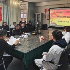淅川县第二医共体【老城镇卫生院】召开按病种分值付费（DIP）运行分析会议