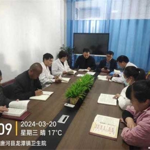唐河县龙潭镇卫生院党建引领健康相伴