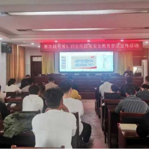 正阳县寒冻镇：开展全民国安教育  筑牢人民防线