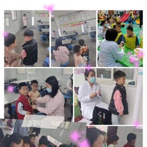 南召县石门乡卫生院对辖区幼儿园进行体检