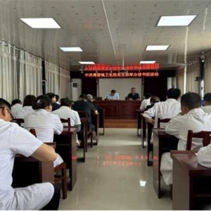 方城县博望镇卫生院党支部 开展党纪学习读书班活动优化营商环境