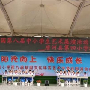 唐河县第四小学举办校园文化体育艺术节