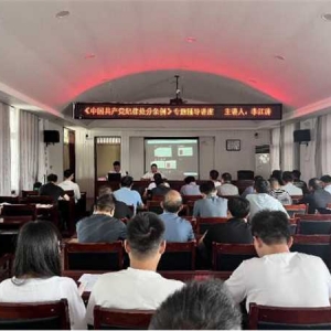 桐柏县毛集镇：举办党纪学习教育专题辅导讲座