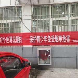 方城县广阳镇卫生院开展世界无烟日宣传活动