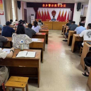 桐柏县城郊乡召开党纪学习教育警示教育大会