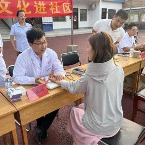 南召县小店乡卫生院中医药文化进社区