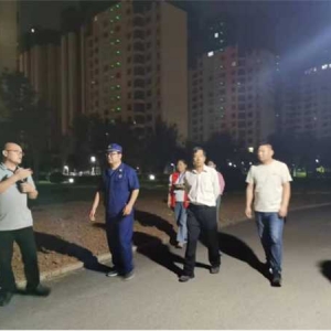 社旗县潘河街道恒康社区:消防安全排查  助力“平安法治”星创建