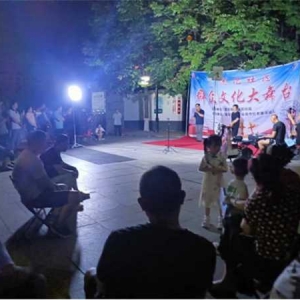 西峡县莲花街道莲花社区：“群众文化大舞台·会唱有才你就来”