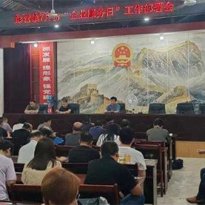 镇平县彭营镇扎实开展七月”企业服务日“活动