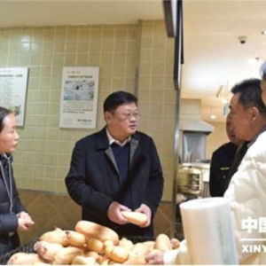 新野县政府县长李文鹏调研食品安全和消防安全工作