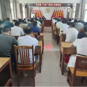 桐柏县朱庄镇召开“三资”管理工作推进会