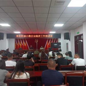 桐柏县淮北街道：召开小微企业融资推进会，帮助企业解决融资难题