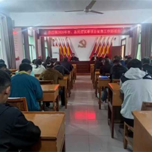 桐柏县朱庄镇开展2026年度民生实事项目意见建议征集工作部署会