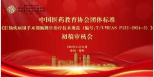 团体标准《肛肠疾病围手术期腕踝针治疗技术规范》初稿审核会在郑州顺利召开