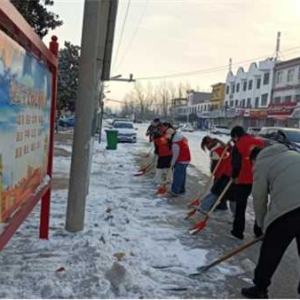 南阳市宛城区溧河街道：以雪为令践初心 扫雪除冰暖民心