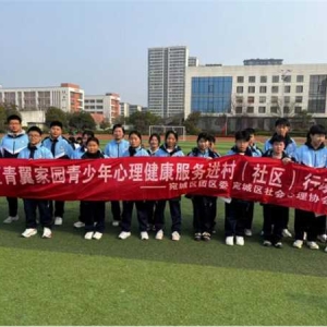 青心守护 温暖同行——南阳市宛城区溧河街道开展青少年心理健康服务进村活动