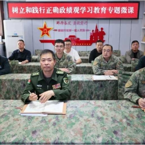 郑州市上街区人武部把正确政绩观立在岗位、践在基层